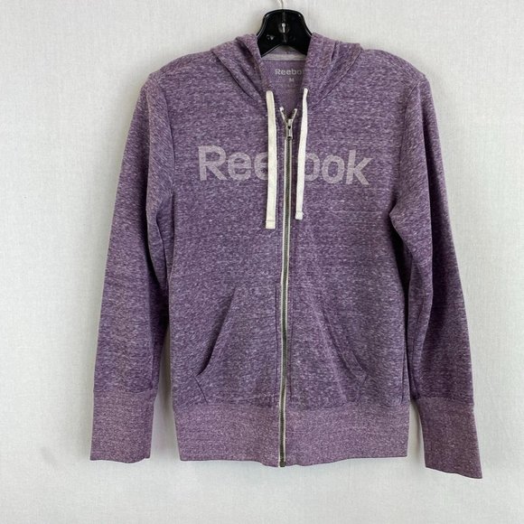 REEBOK Purple Zip Hoodie - Picture 1 of 5